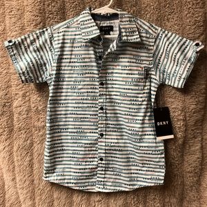 🔴 DKNY Boys Button-down Shirt